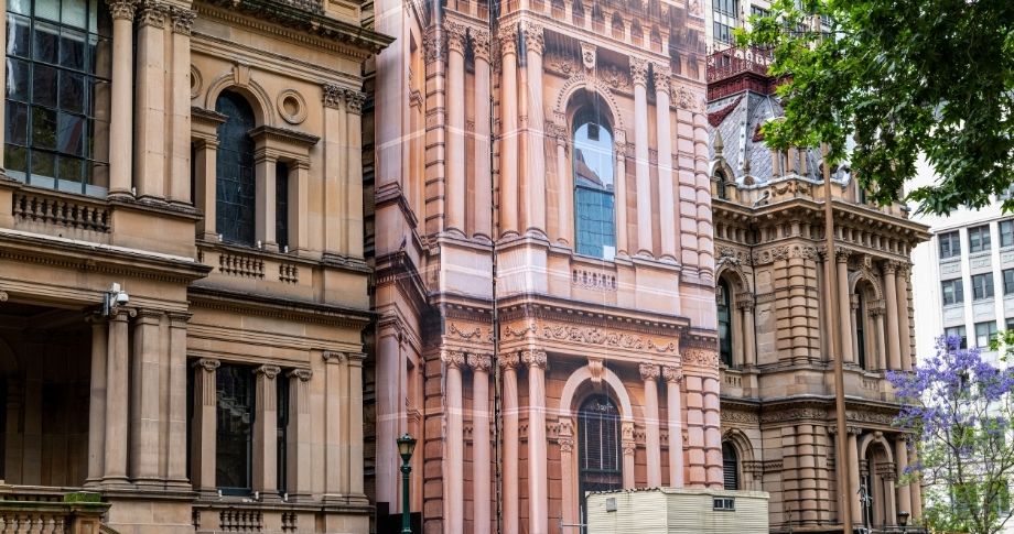 Sydney Town Hall Building Wrap