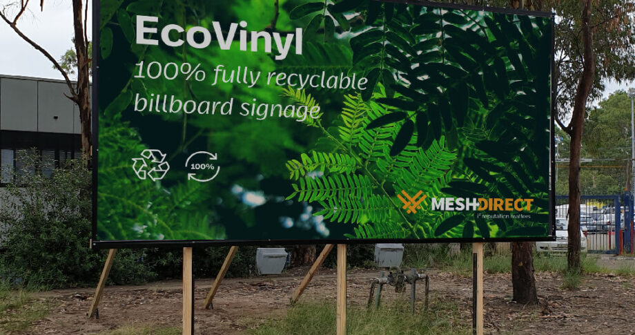 Green Ecovinyl billboard