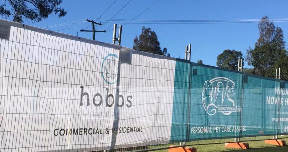 Banner Mesh for Hobbs printed by Mesh Direct