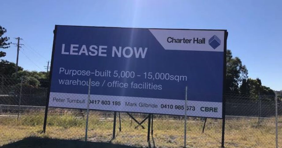 Charter Hall Billboard