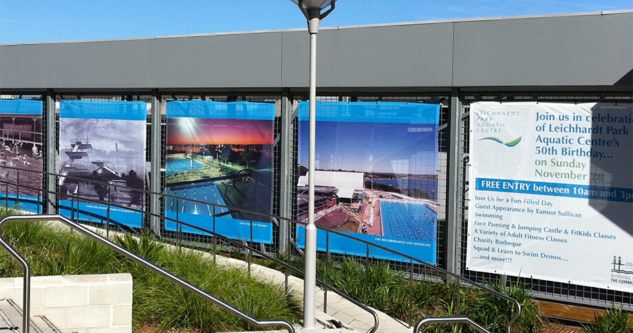 Mesh Fence Panels for Leichhardt Park Aquatic