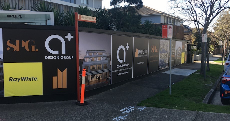 Vinyl Hoarding Signage for Impero Constructions