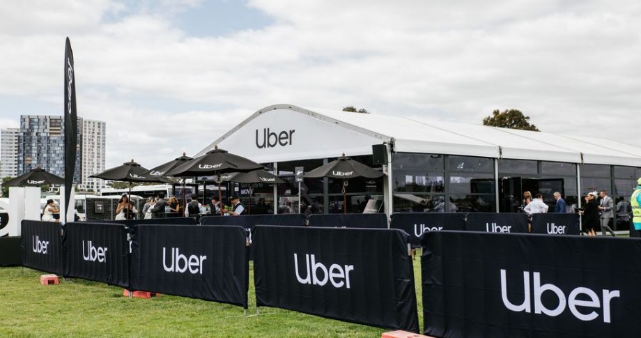 Crowd Control Barrier Banners for Uber Melbourne Cup