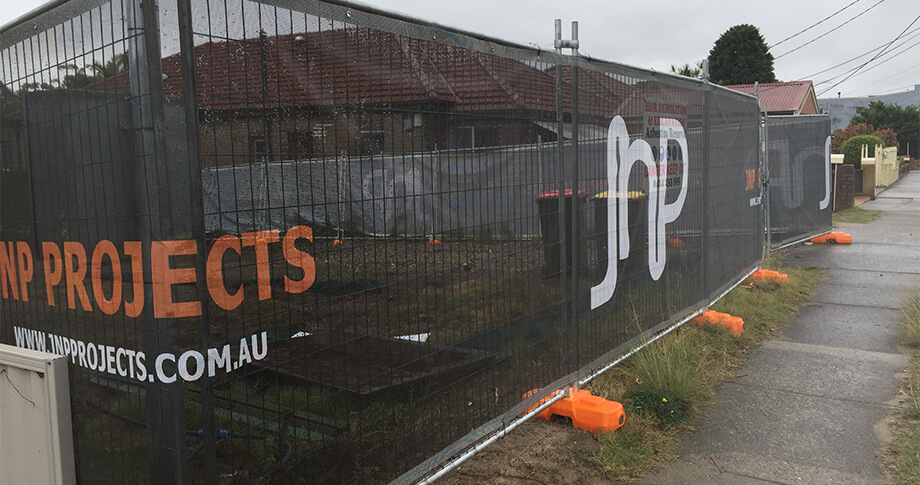 Fencing Wrap for JNP Projects